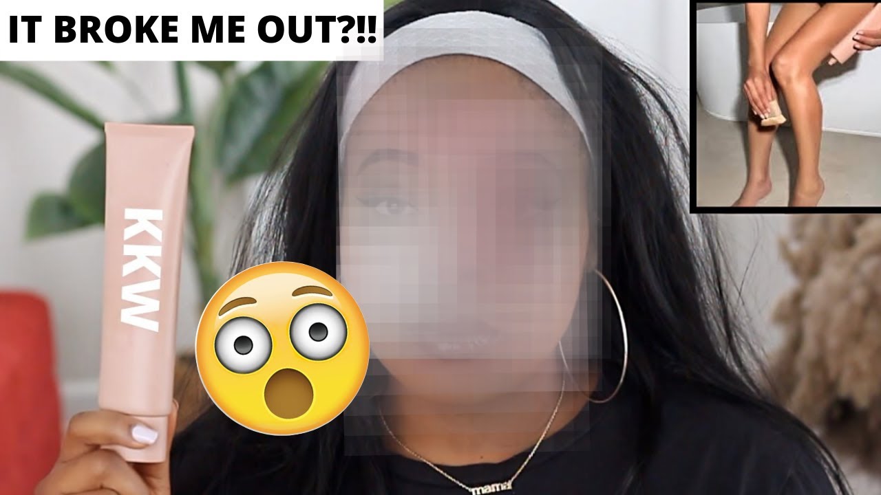 Soo..I used KKW BODY FOUNDATION on my FACE !!! ***Shocking Results**