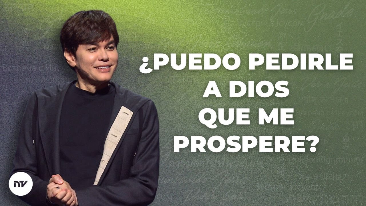 ¿Puedo pedirle a Dios que me prospere? | Joseph Prince | New Creation TV Español