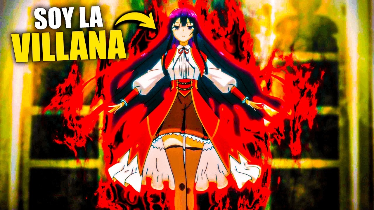 🔥 RENACE como la VILLANA de un JUEGO y sube al NIVEL MÁXIMO para cambiar su DESTINO | anime resumen