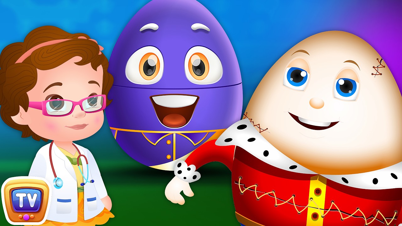 ChuChu TV Classics - Humpty Dumpty Sat on a Wall | Surprise Eggs Nursery Rhymes