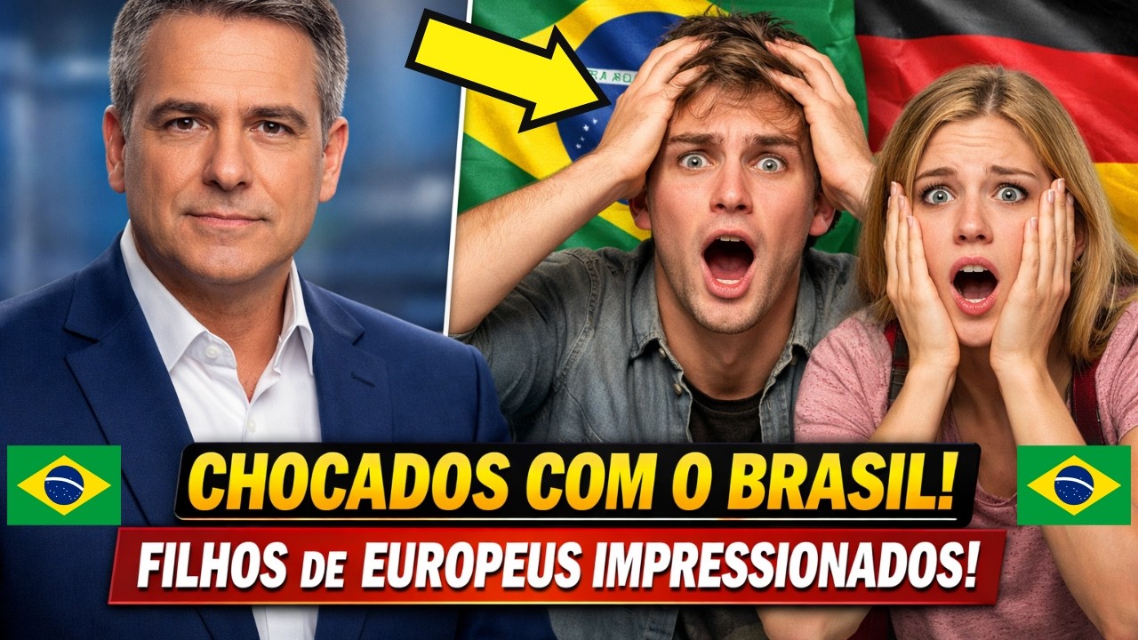 Ao pisar no Brasil, Filhos de empresários tem as primeiras impressões: ''Sempre mentiram para nós''