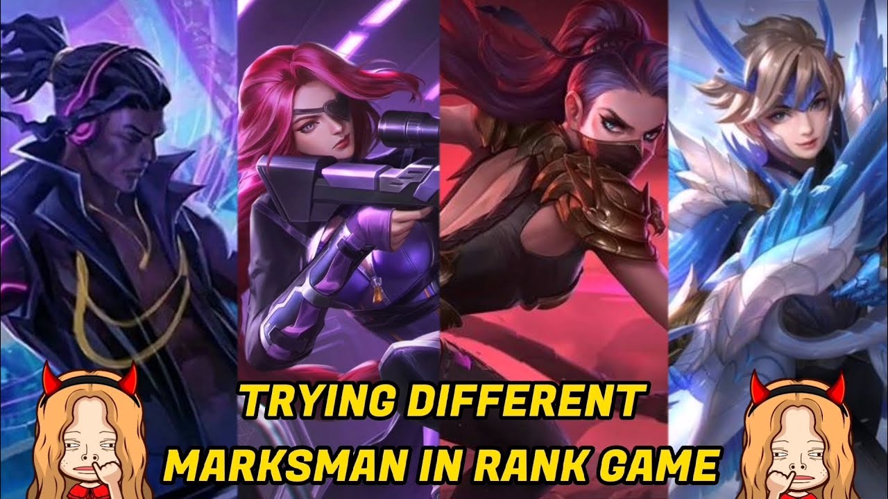 Trying Different Marksman in Rank Game (Part 1) | Mobile Legends Bang Bang