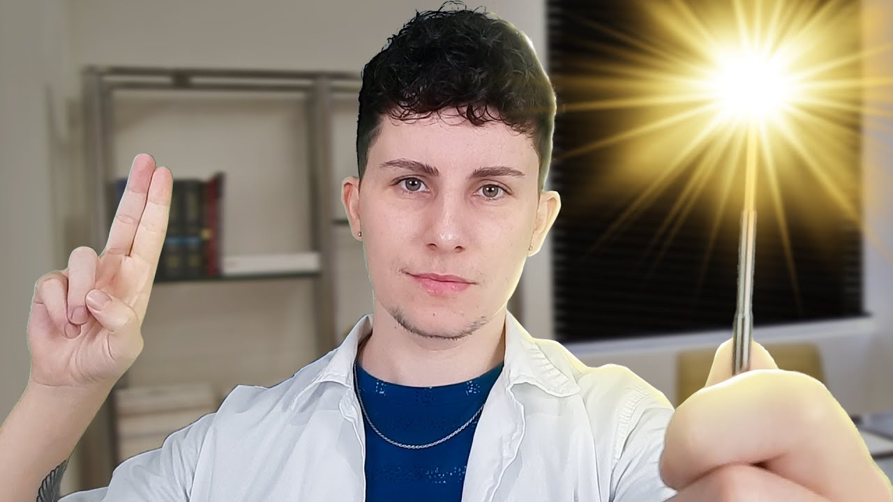 ASMR: o EXAME DE VISTA MAIS R&Aacute;PIDO DE TODOS!!! 🔥
