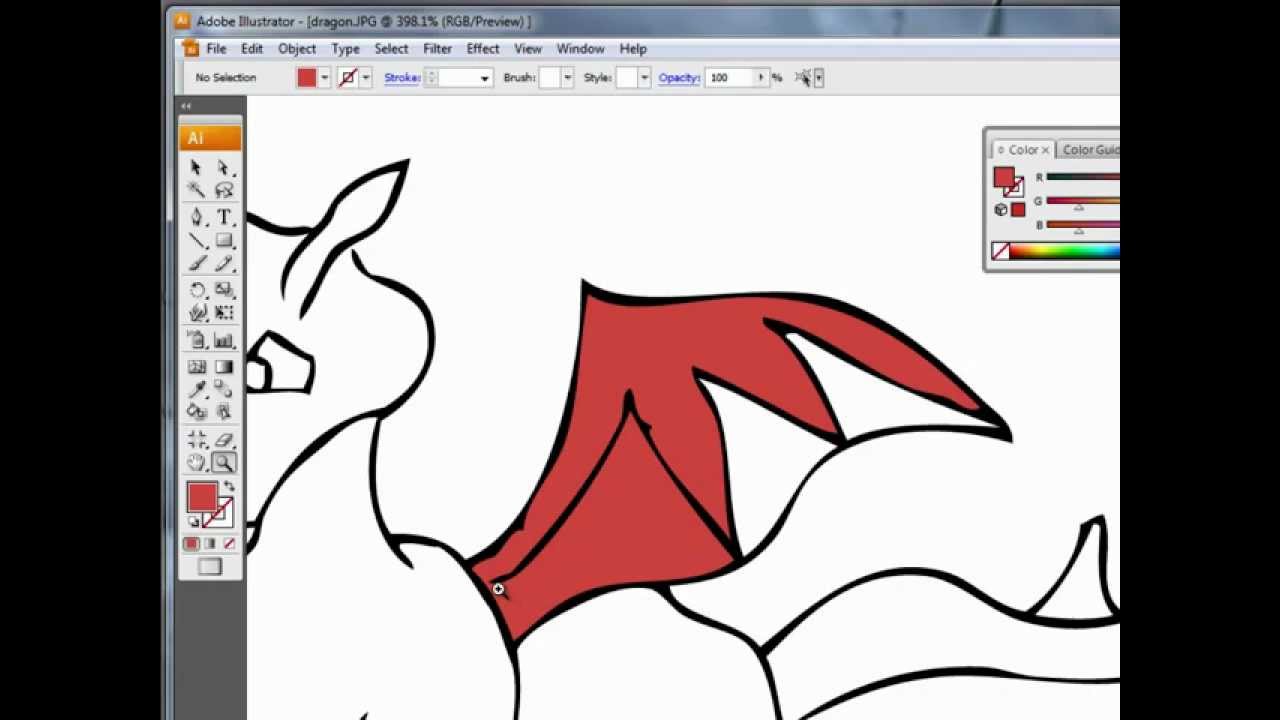 IntroSteps - illustrator - 3b - common problems with live paint and live trace