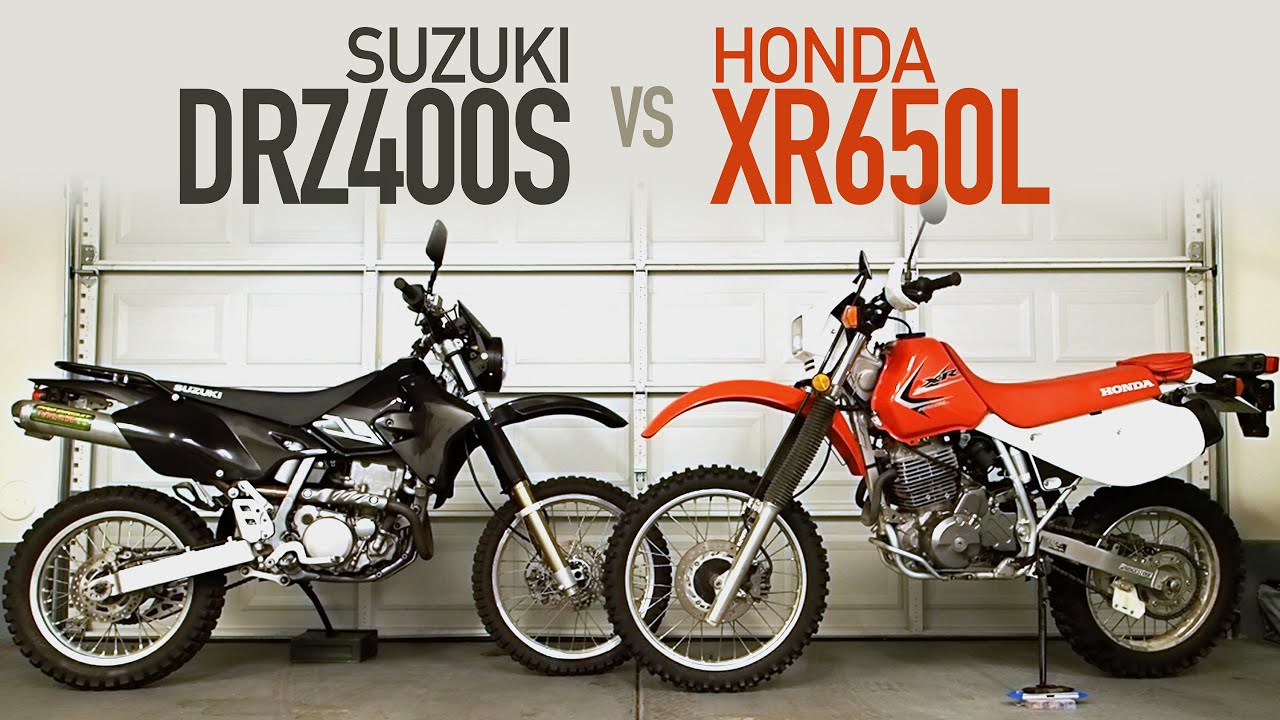 SUZUKI DRZ400 vs HONDA XR650L