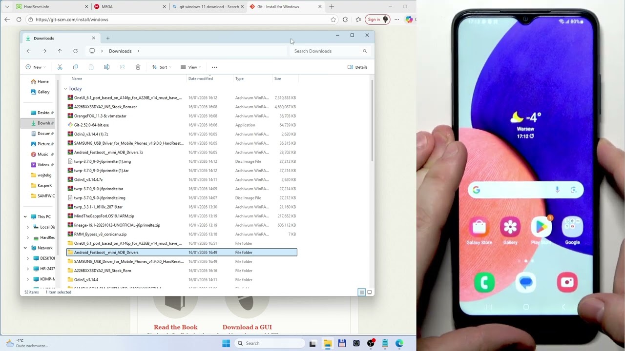 SAMSUNG Galaxy A22 5G — Как установить кастомную прошивку