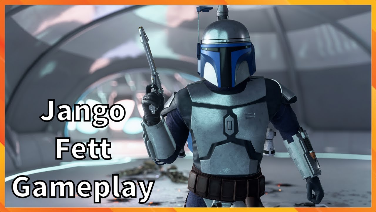 Jango Fett Gameplay Star Wars Battlefront 2
