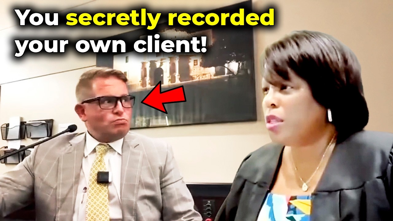 Lawyer Secretly Records His Client and Ends Up in Court!
