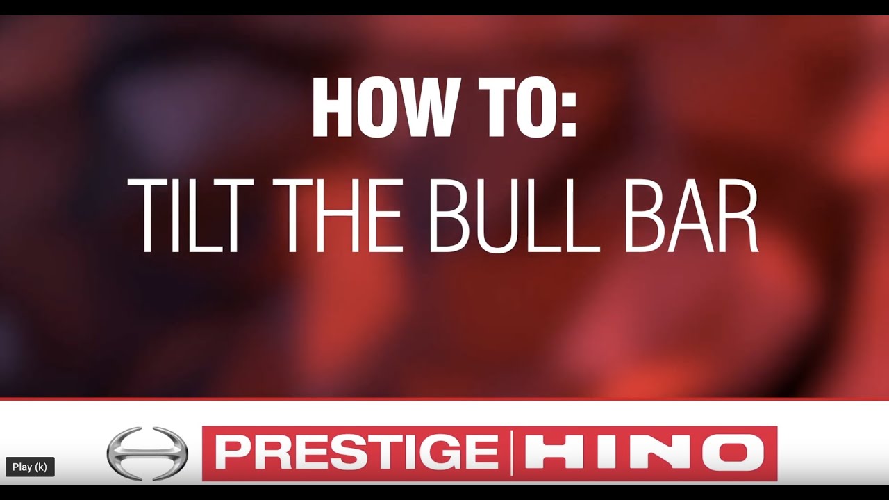 How To Safely Tilt the Bull Bar