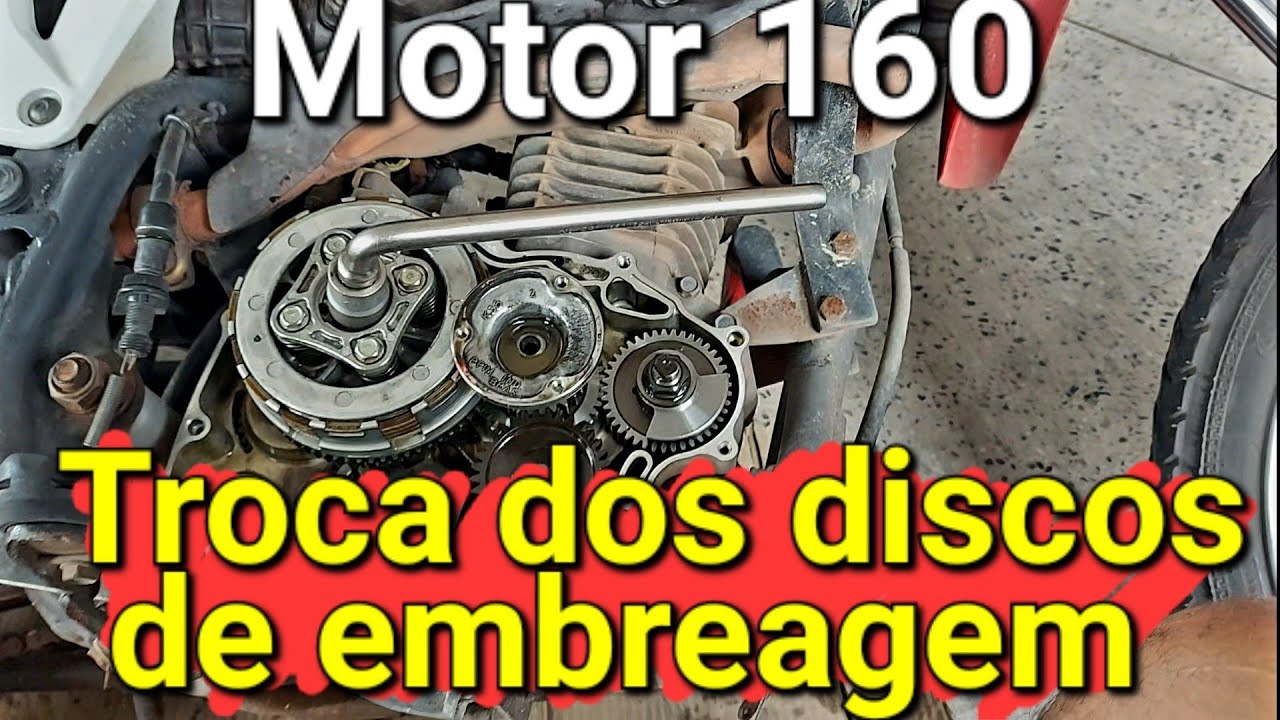 como trocar discos de embreagem do motor 160