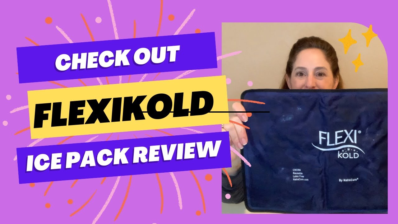 Get Pain Relief with FlexiKold Gel Ice Packs!