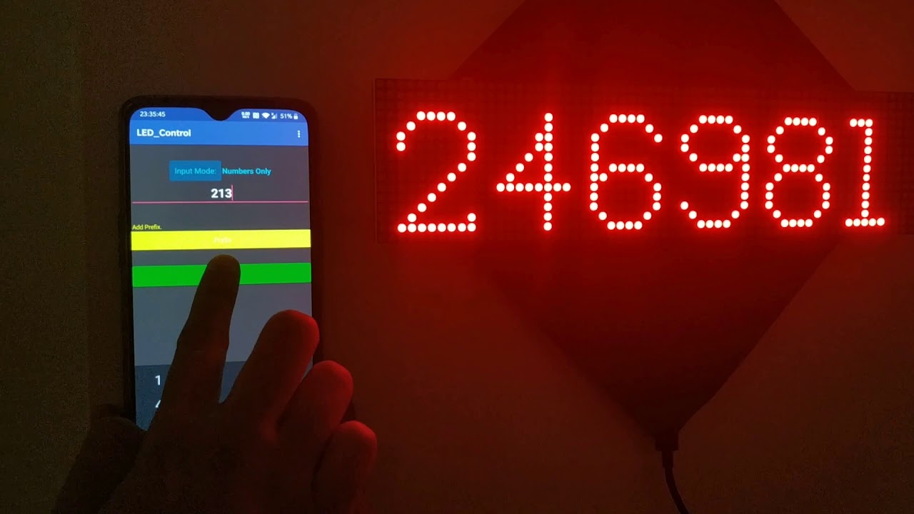 CUSTOMER CALLING TOKEN NO.  DISPLAY BLUETOOTH COMPACT SIGN BOARD (COVID-19 )
