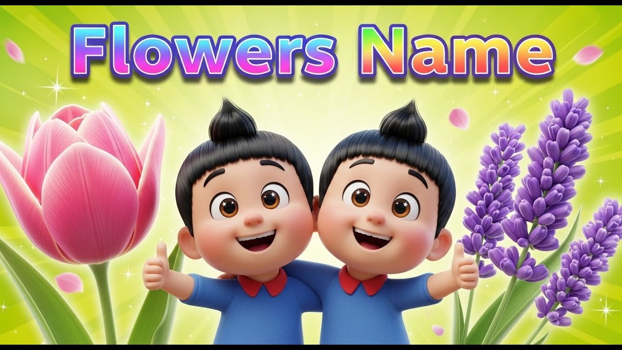 flowers name for kids | flowers name for Nursery Class | Kg Class | Lkg Clas| Ukg CLass