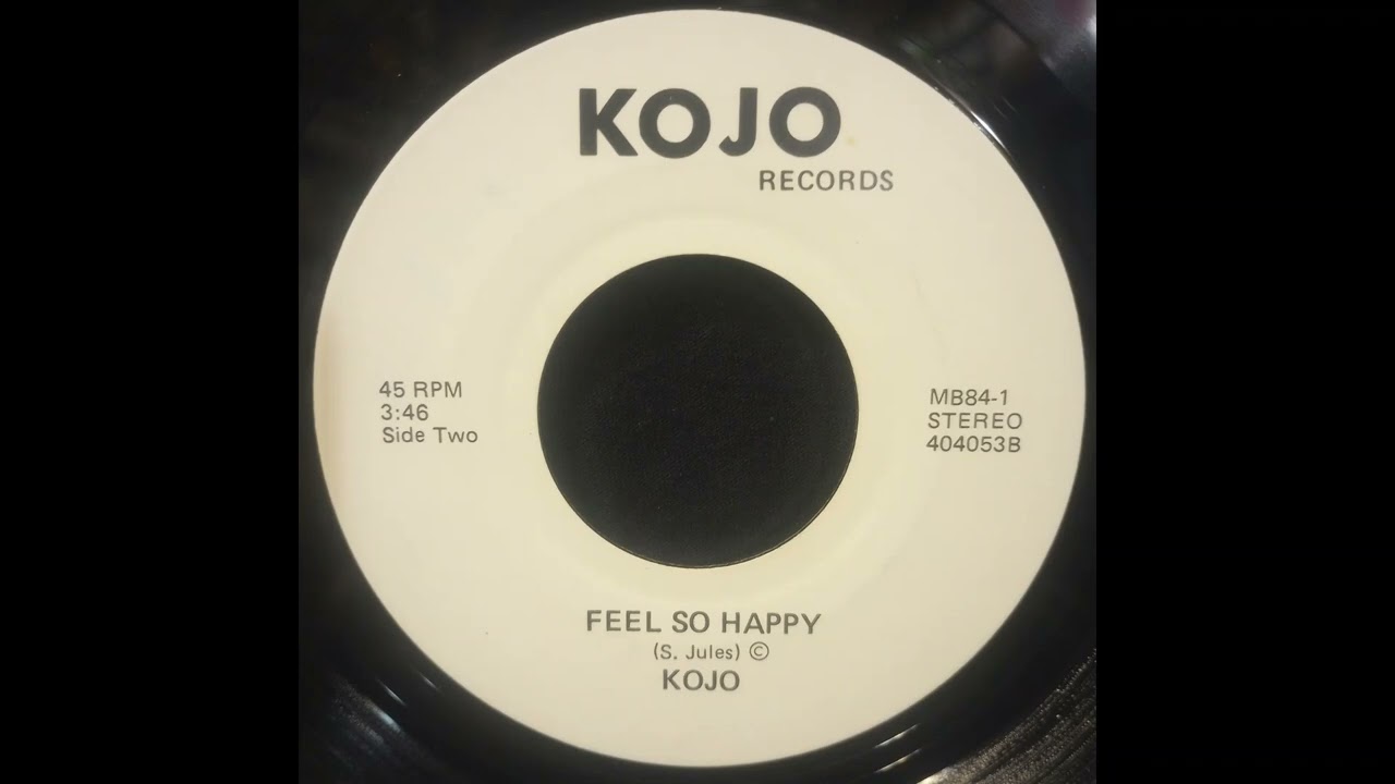 Kojo - Feel So Happy - Reggae - Milwaukee Wisconsin - Kojo Records 198?