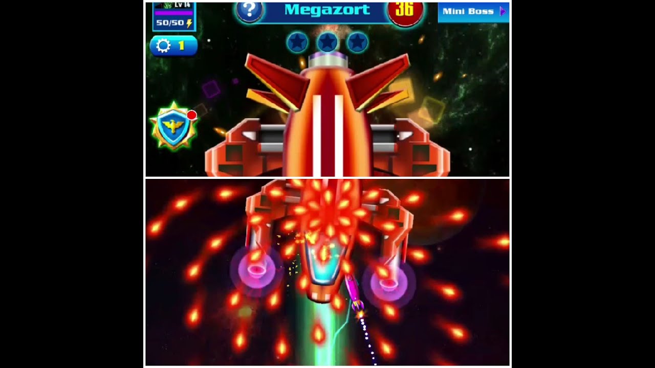 Galaxy attack: Alien Shooter Boss 36 Megazort