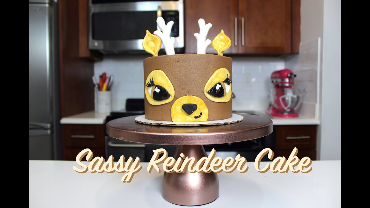 How To Make A Reindeer Cake | CHELSWEETS