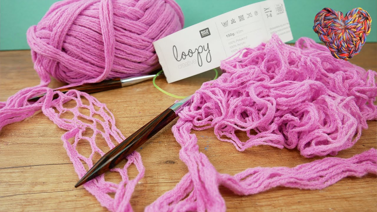 Knitting with the Loopy Creative by Rico Design | Wool review