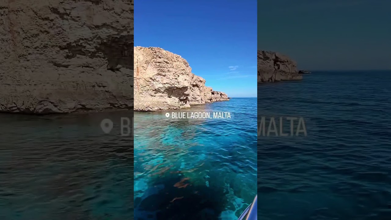 Blue lagoon 🏝️🇲🇹Malta wonderful place #nature #island #malta #bluelagoonmalta #sea #beach