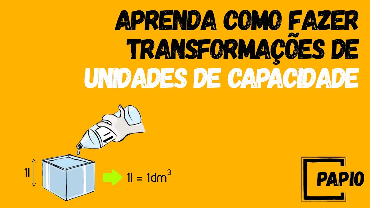 Aprenda como fazer transformações de unidades de capacidade