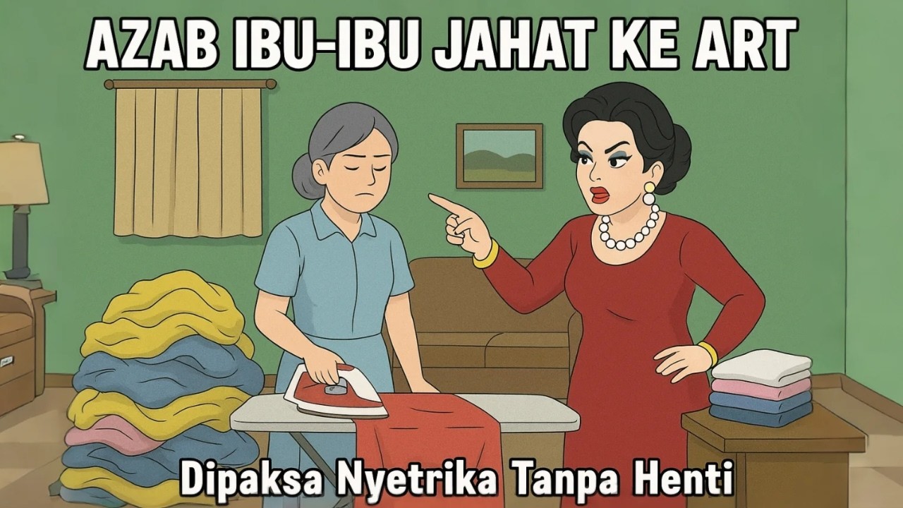 AZAB IBU-IBU JULID SUKA JAHAT SUKA JULID SAMA ASISTEN RUMAH TANGGA | ANIMASI AZAB