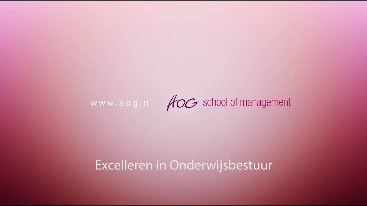Excelleren in Onderwijsbestuur