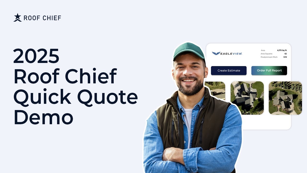 Roof Chief Quick Quote Feature Walkthrough | Roofing Estimating Software