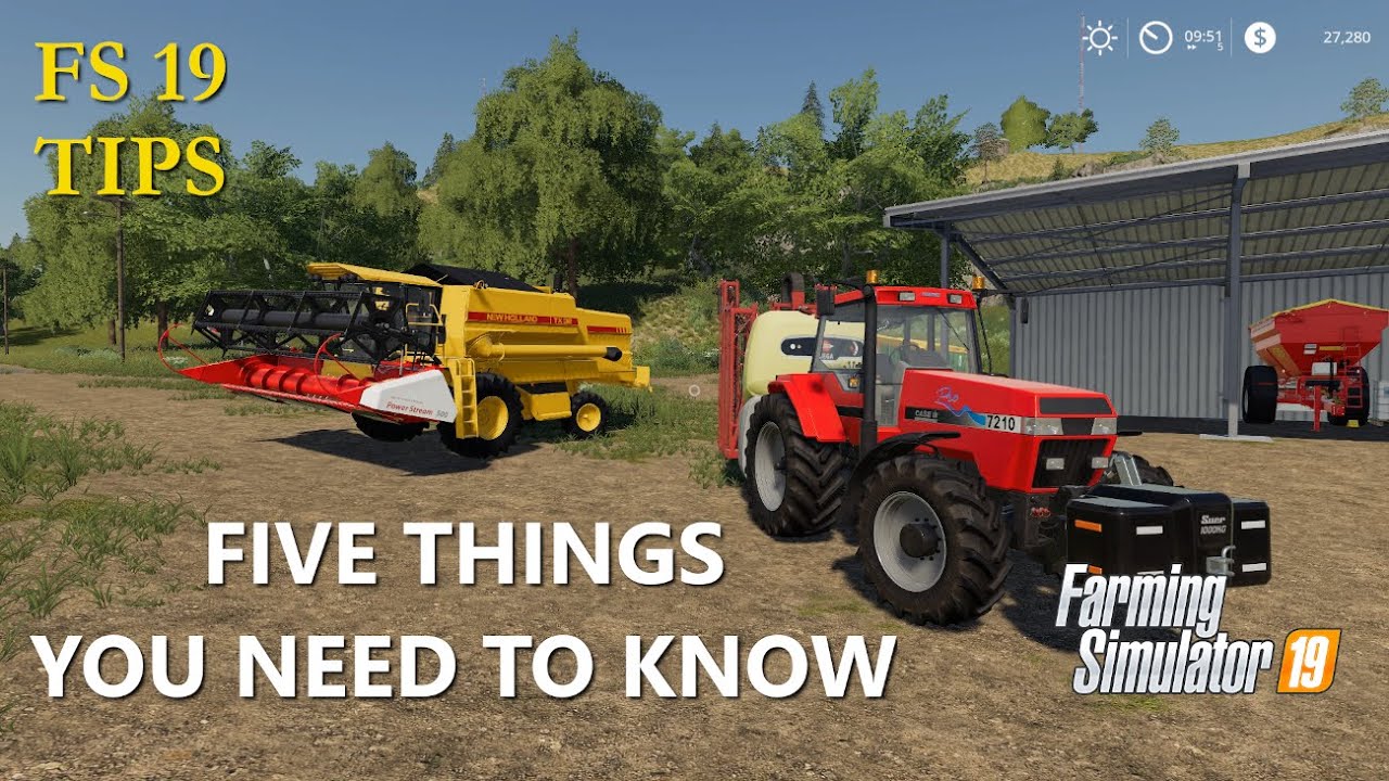 Пять вещей, которые нужно знать перед игрой в Farming Simulator 19