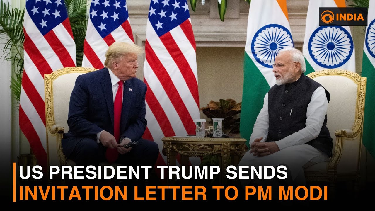 US President Trump sends invitation letter to PM Modi