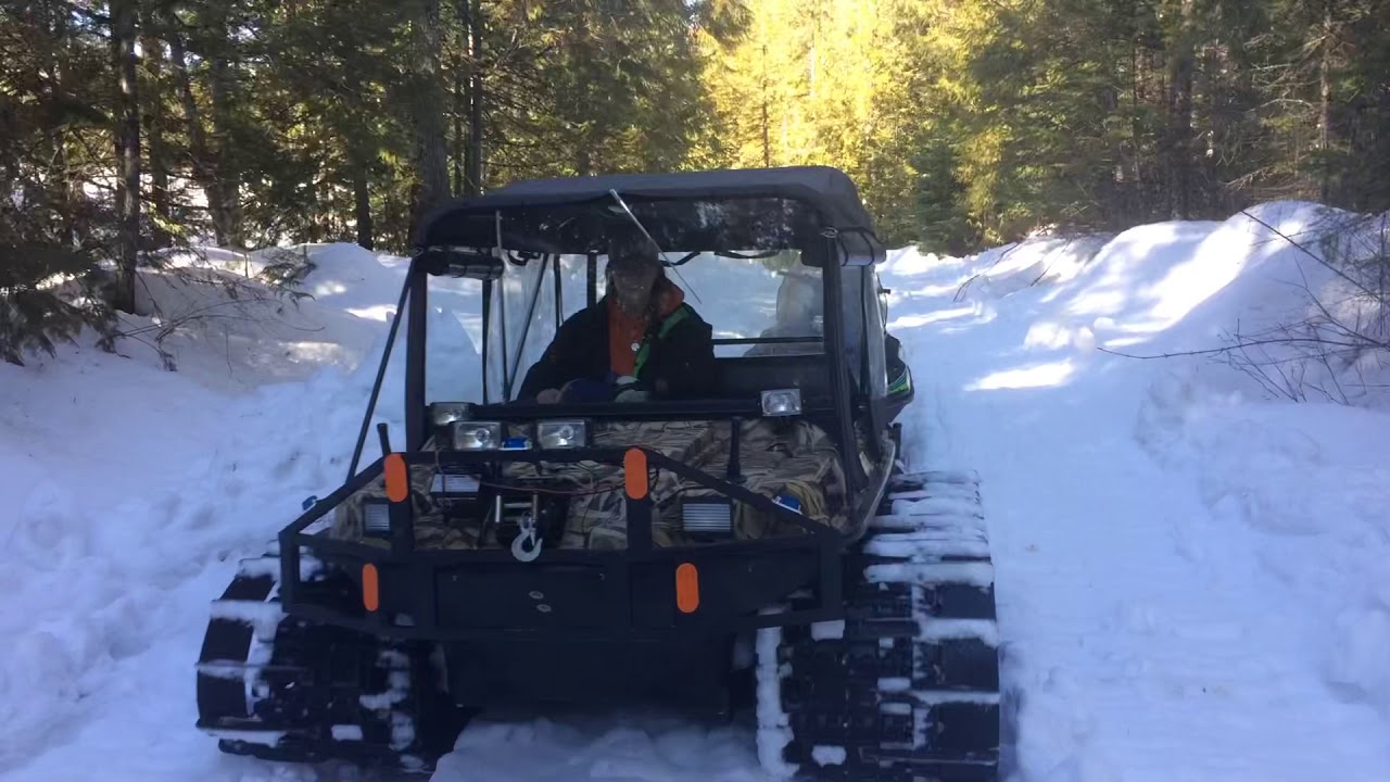 Argo Vanguard 2 with snow tracks