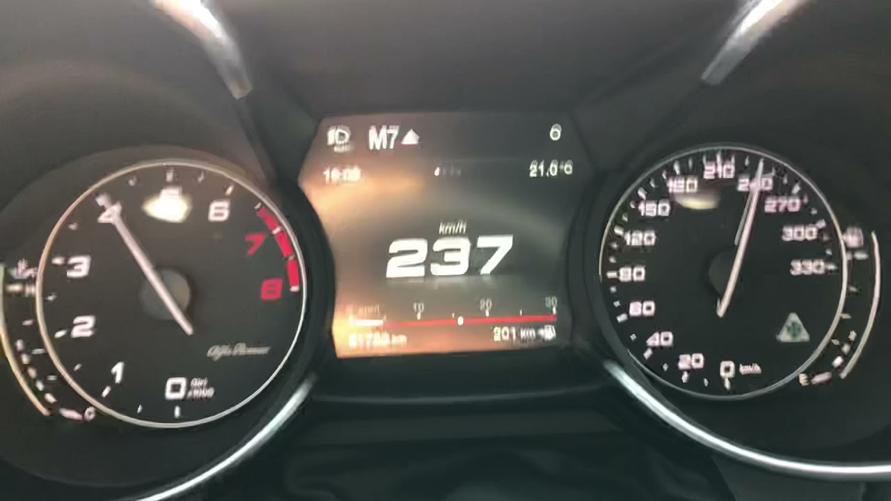 Giulia 2.2 Turbo Stage 1 top speed