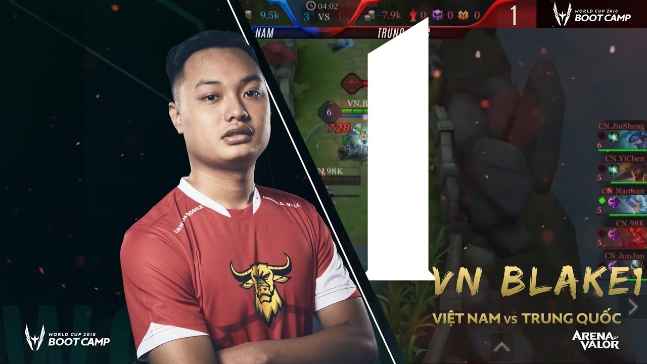 Top Plays Bootcamp 2018: Blake1 thể hiện đẳng cấp thế giới - Garena Liên Quân Mobile