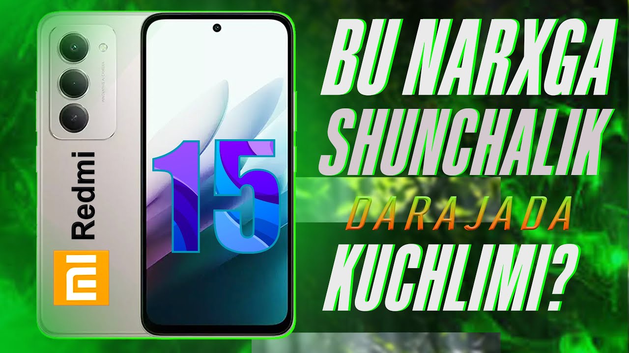 REDMI 15 OBZOR &ndash; FLAGMANMI YOKI FIRIBMI? | SHOK XUSUSIYATLAR + REAL TEST! 😱