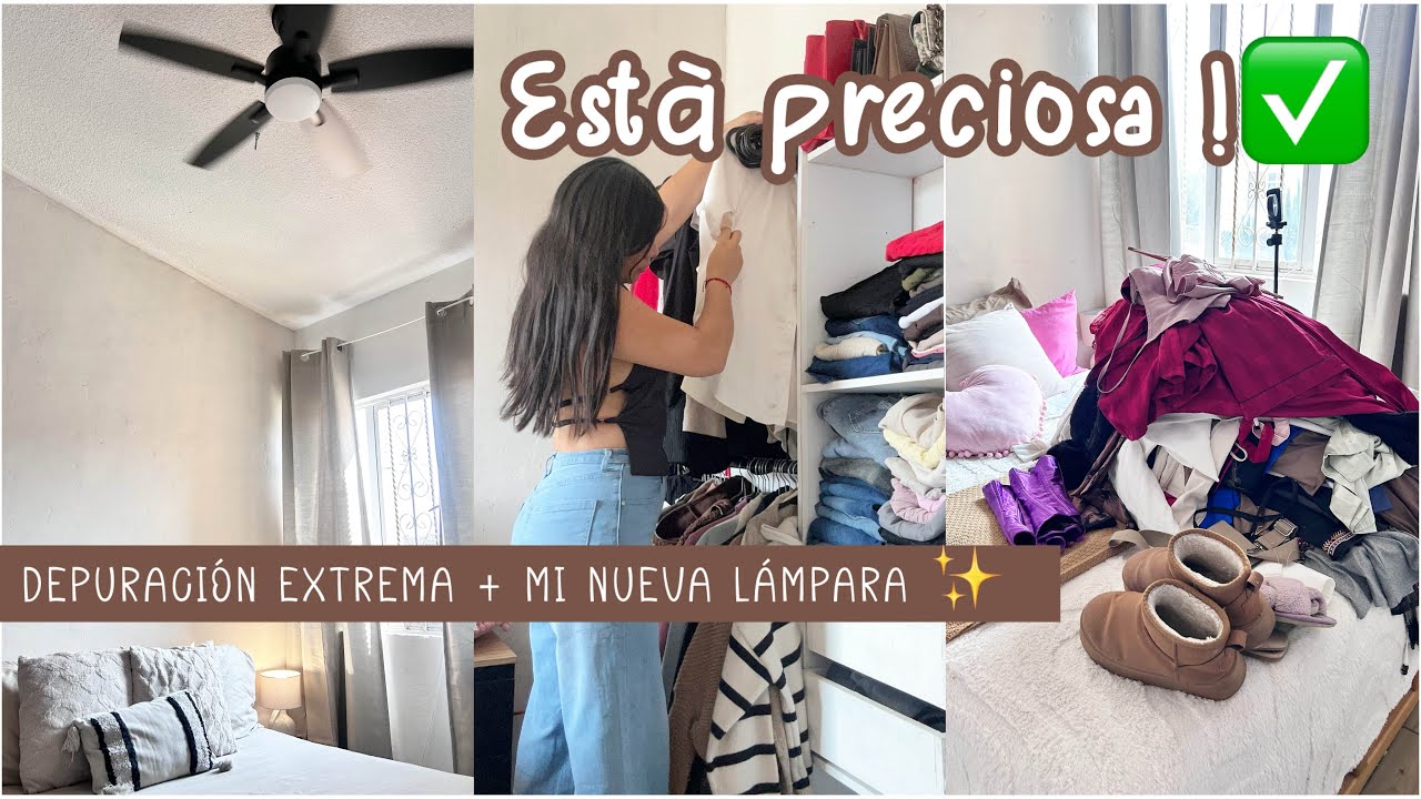 MI NUEVA LÁMPARA VENTILADOR 🥰 ABANICOS DE TECHO ✅ ADIÓS LAVADORA-MUCHA ROPA- DEPURACIÓN EXTREMA 💕