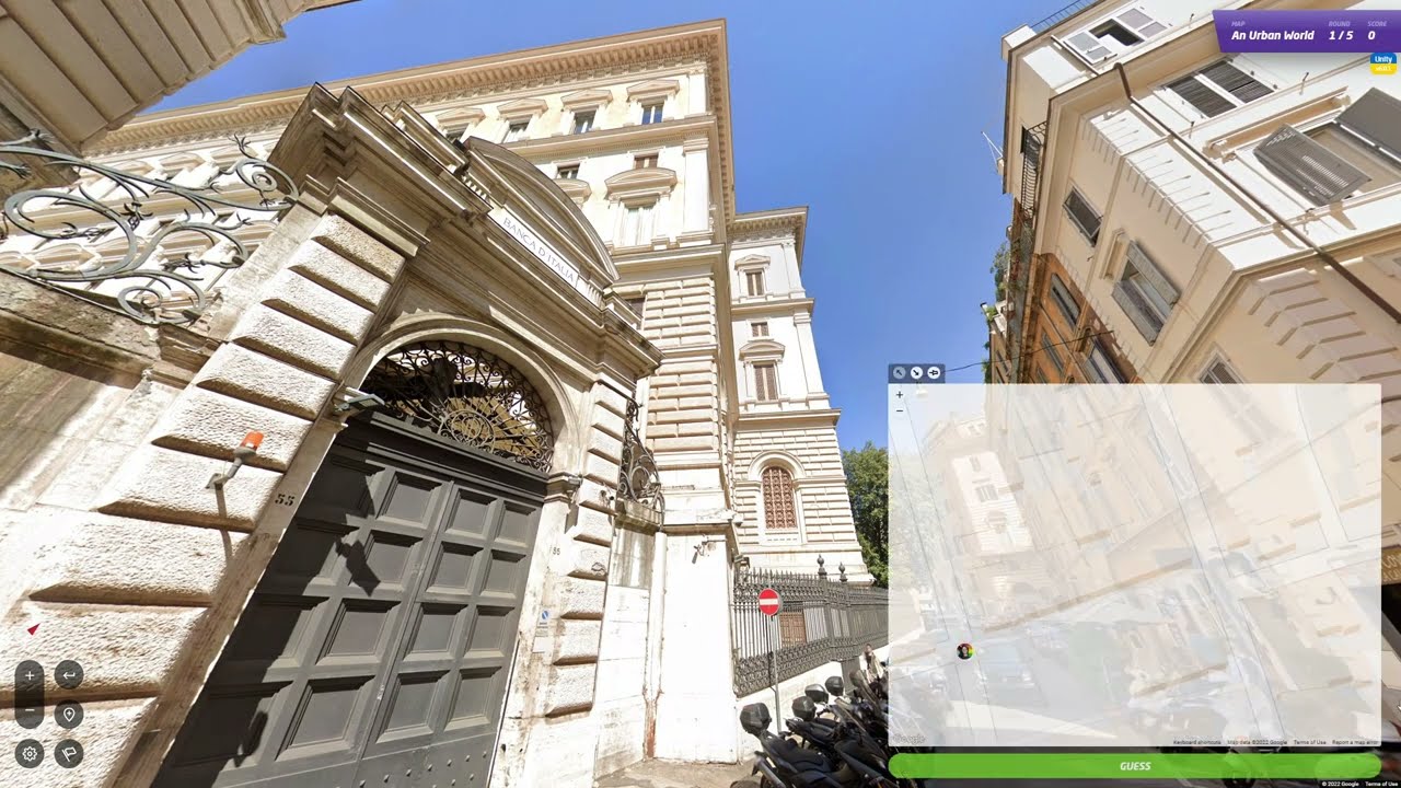 GeoGuessr - An Urban World 25K (Blank Map)