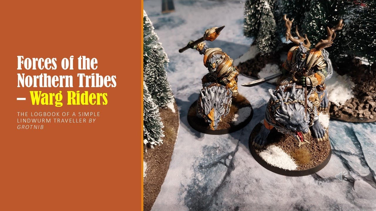 Forces of the Northern Tribes – Warg Riders [Warcrow]