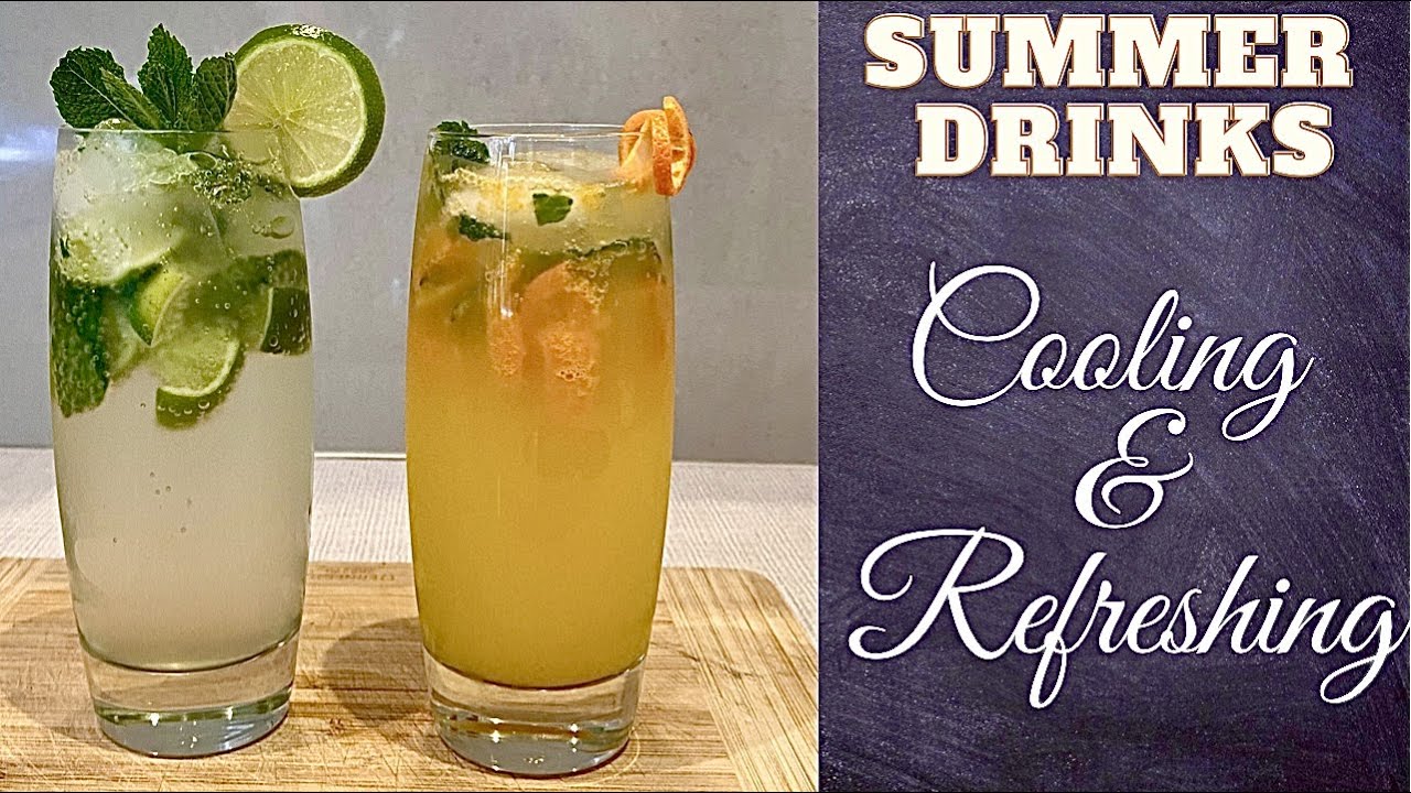 Two Refreshing Summer Drinks Recipe || Summer Coolers Recipe