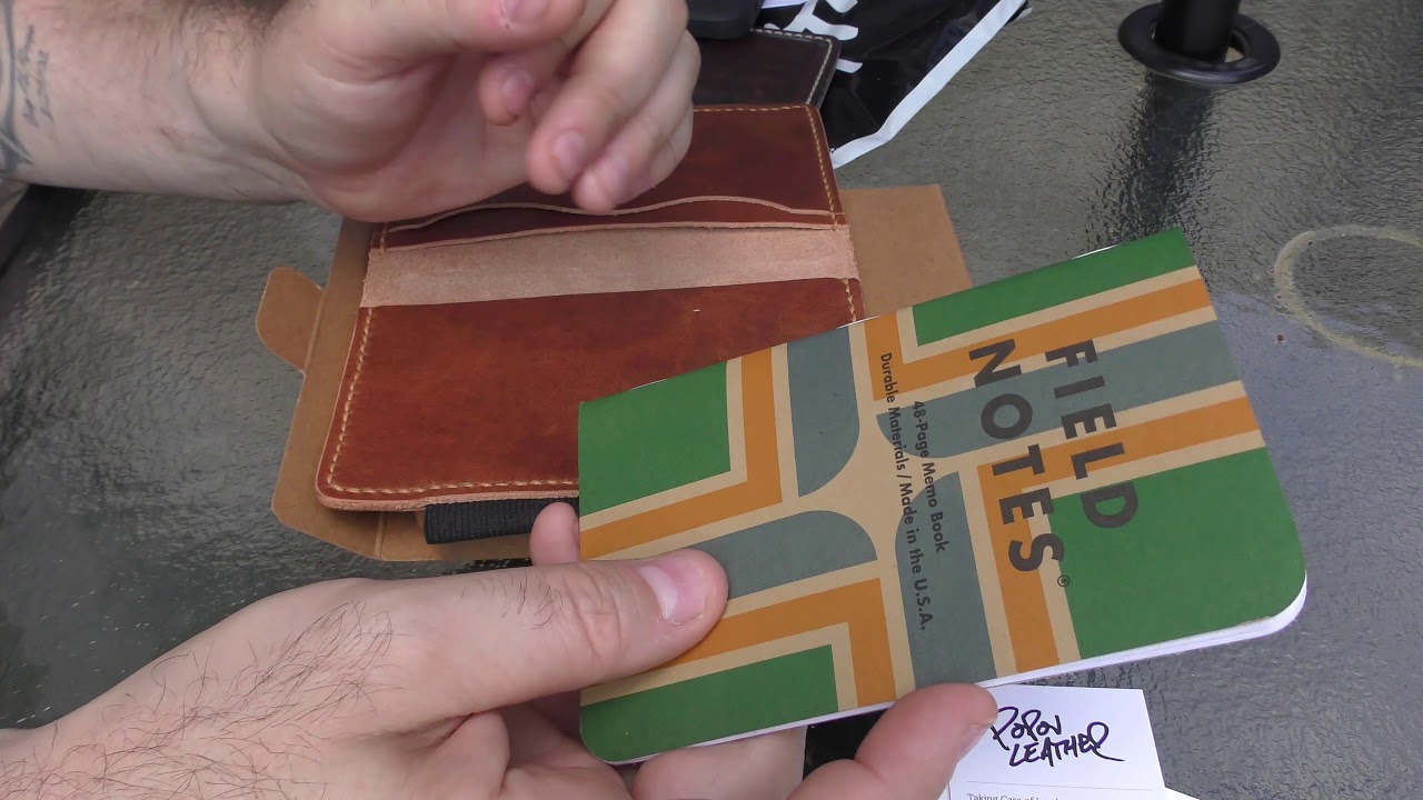 Popov Leather Field Notes Book Cover - Unboxing & Review