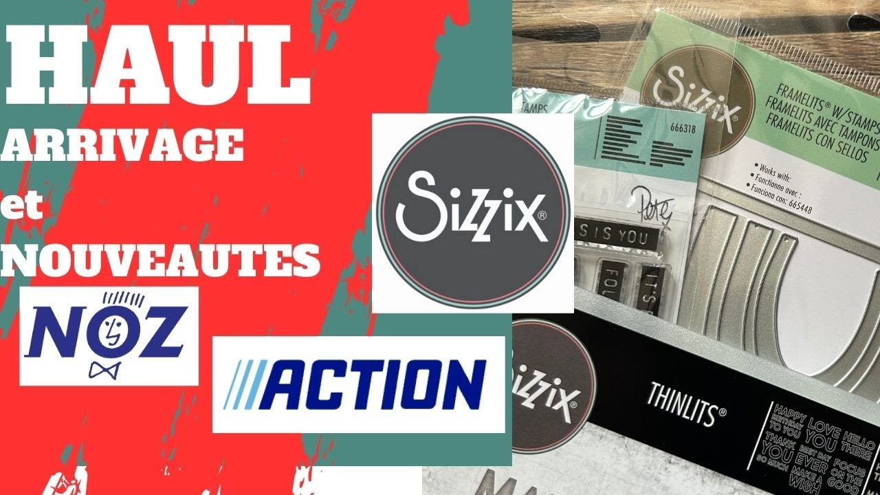 HAUL ACTION et NOZ arrivage Sizzix