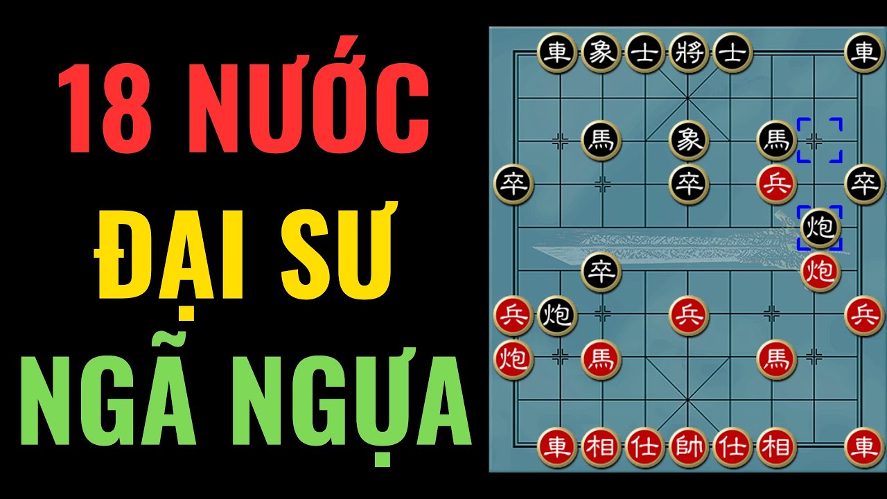 Trận cờ phế mã bức sát điên rồ khi đại sư còn nguyên 6 chủ lực - 18 nước quá nguy hiểm