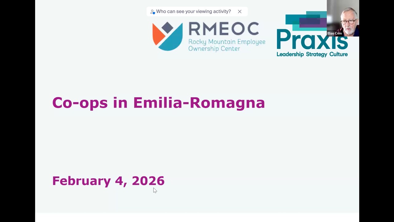 Cooperatives in Emilia Romagna With Matthew Hancock