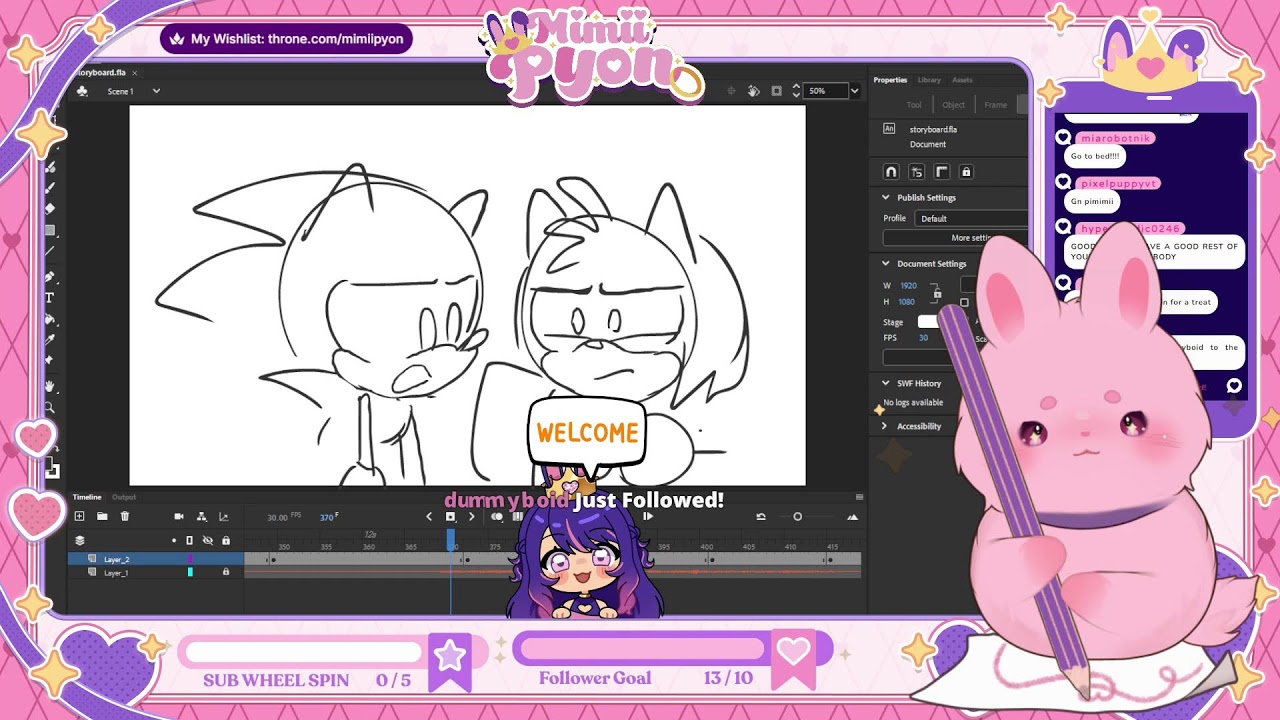 ❤️| Chill Lock in Stream! New Amy Rose Animatic featuring Sonic T. Hedgehog