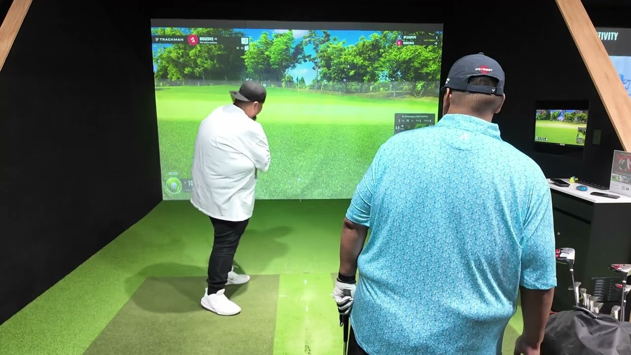 Practice with mika than 9 holes