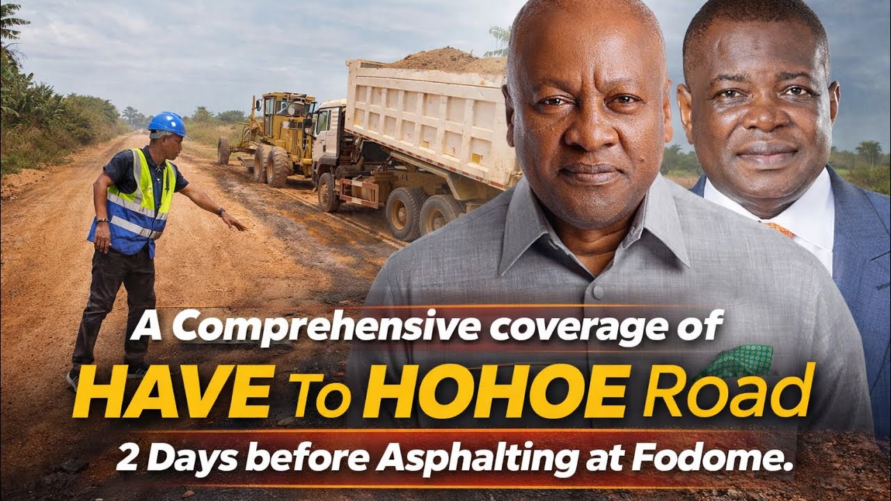 This is a comprehensive coverage of Have to Hohoe road just 2 days before Asphalting began at Fodome