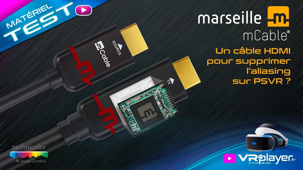 Marseille mCable + PlayStation VR PSVR : LE TEST VR4player