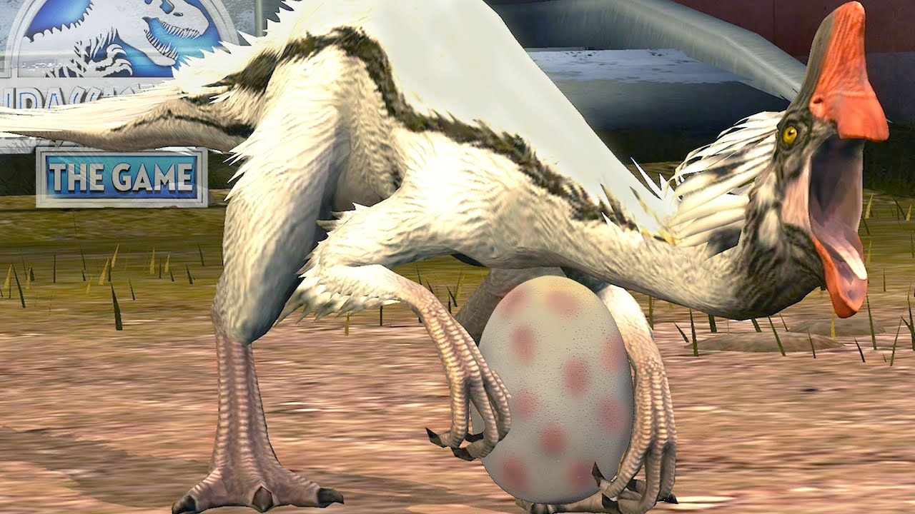 DINOSAURIO LADRON DE HUEVOS Y BLUE A PUNTO DE SER ATRAPADA! nuevo Oviraptor Jurassic World El Juego