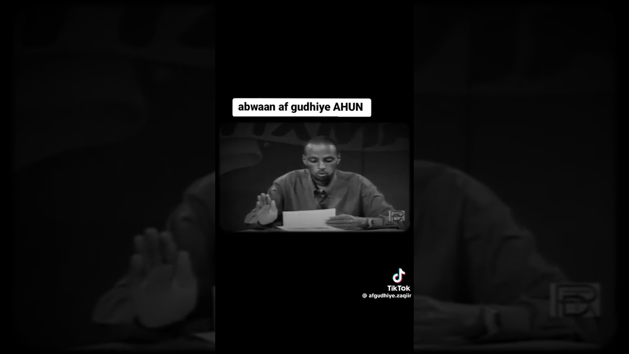 Ninka raga ha xaasidin.  Abwaan Afgudhiye  (Allah unaxariisto)