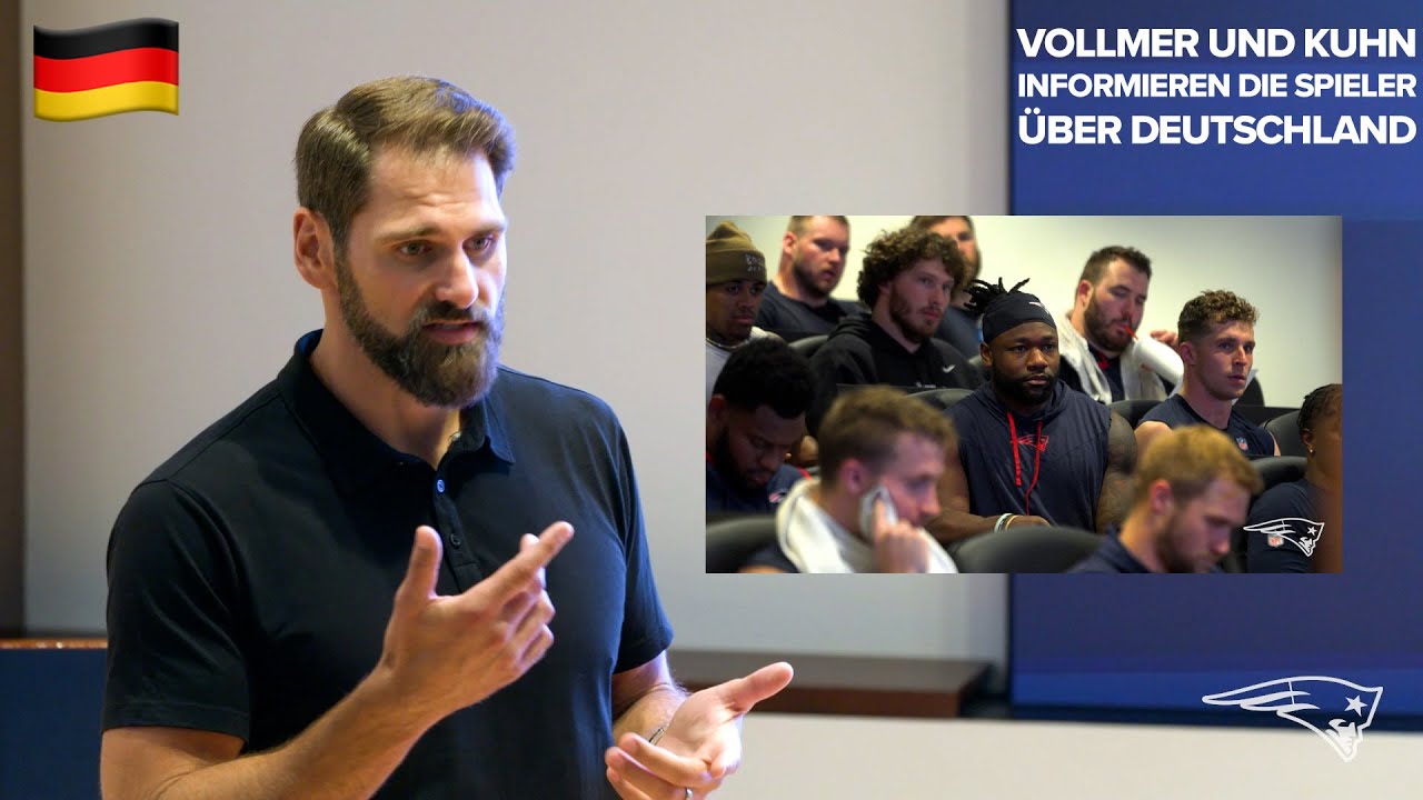 🇩🇪 Vollmer und Kuhn informieren die Spieler &uuml;ber Deutschland