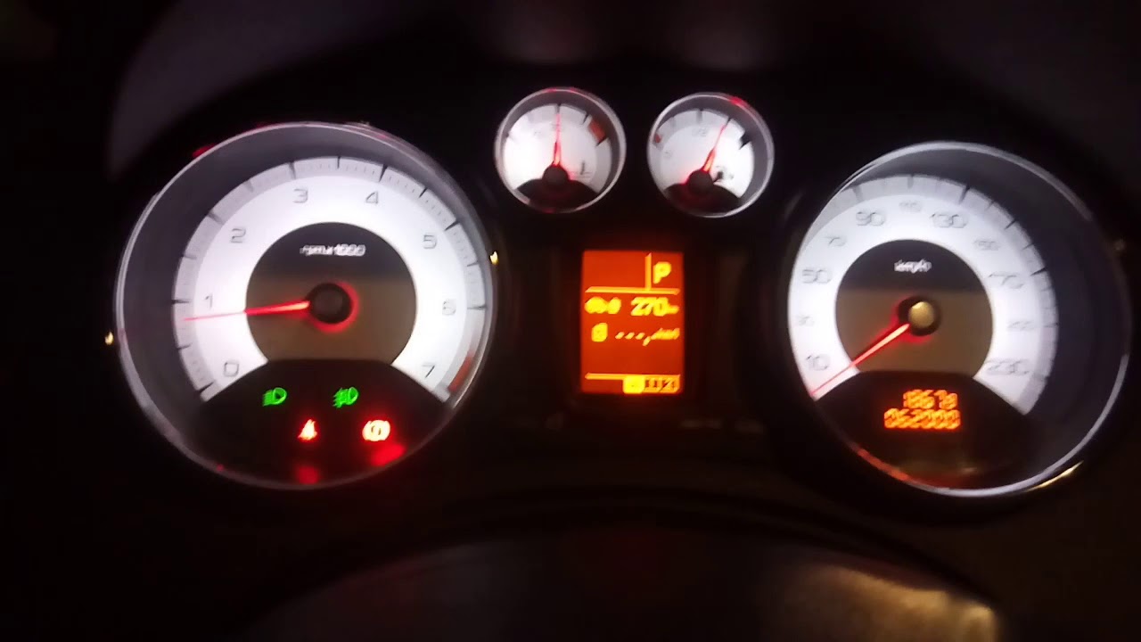 Funções de painel, lanternas e rádio (Peugeot 408)