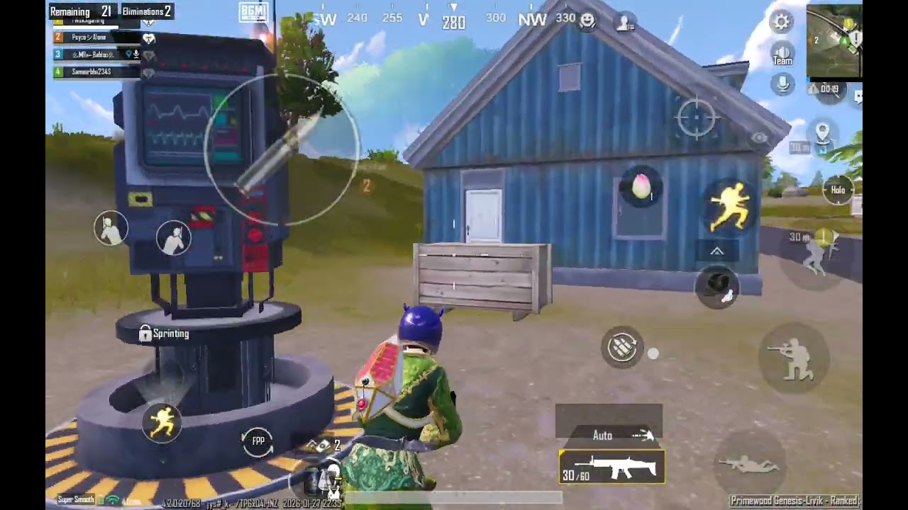 1vs4 gameplay #bgmi #noobprank (^.👑