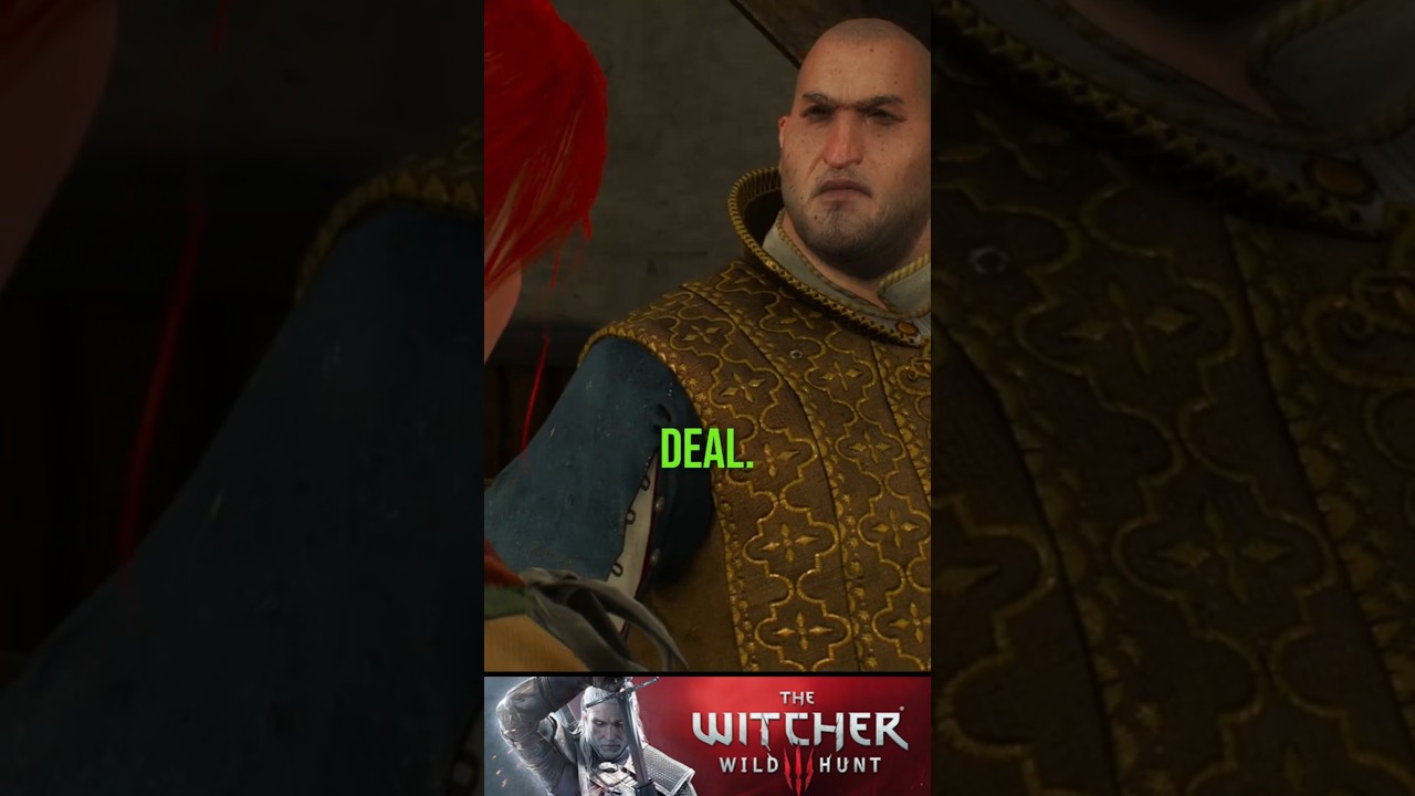 Дийкстра узнал о воре #witcher3 #gaming #geralt